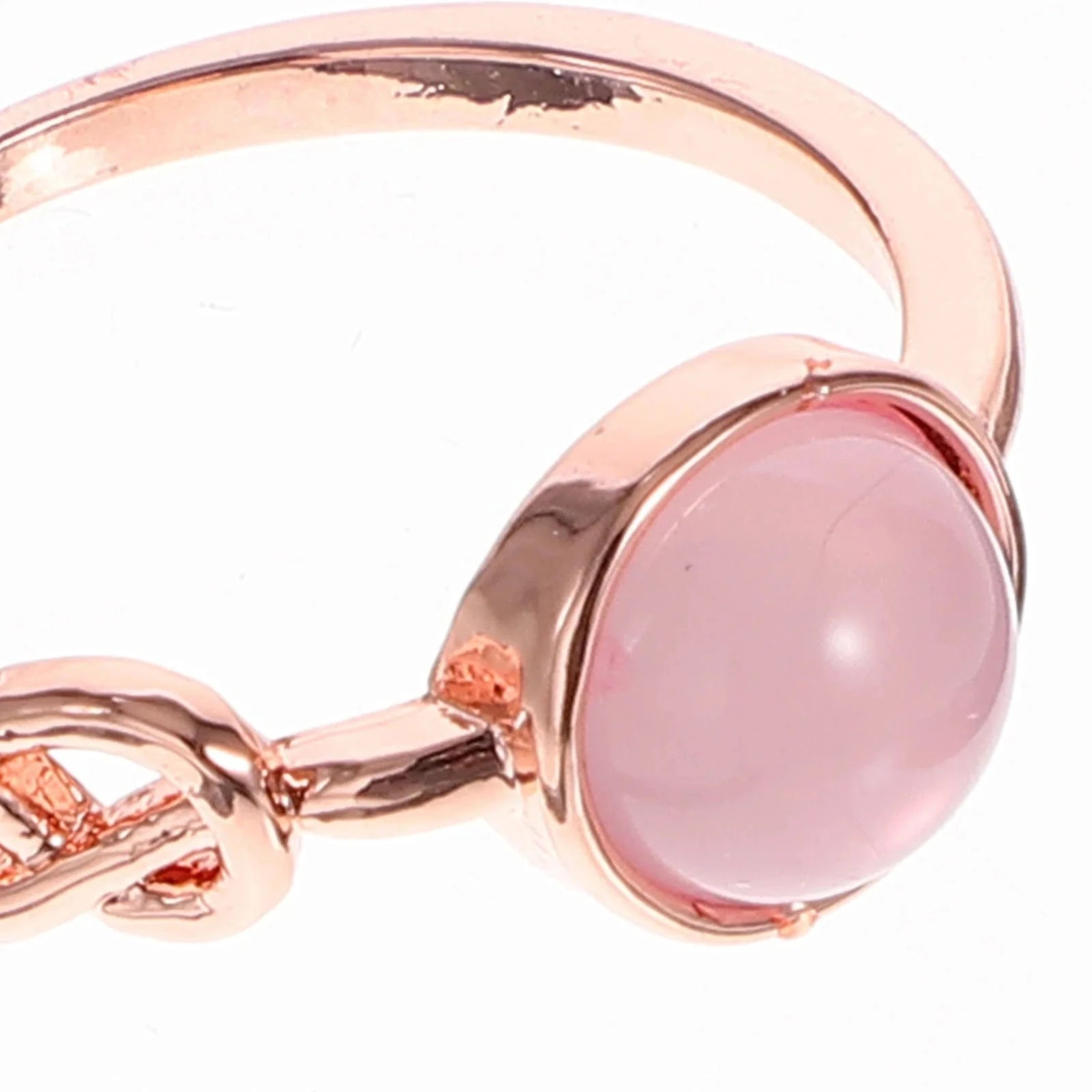 Bague Pierre de Lune Rose