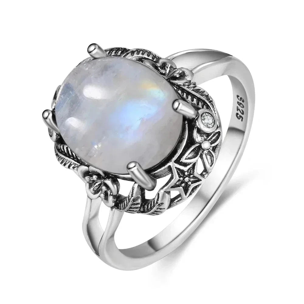 Bague Pierre De Lune Vintage