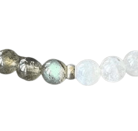 Bracelet Labradorite et Pierre de Lune