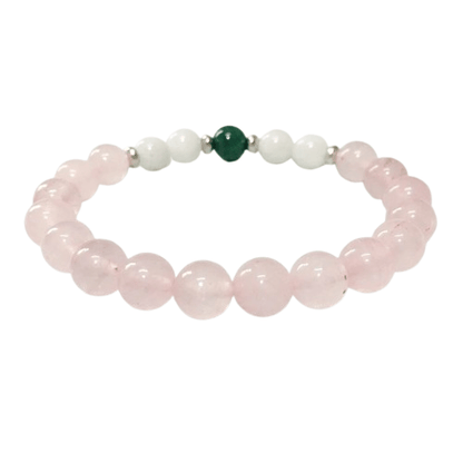 Bracelet Malachite Et Pierre De Lune