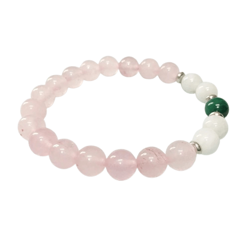 Bracelet Malachite Et Pierre De Lune