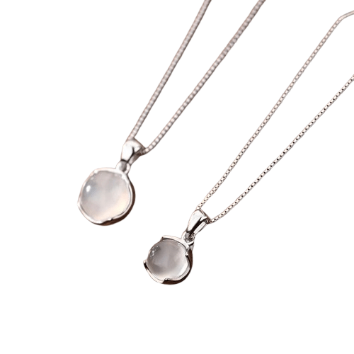Collier Pierre de Lune Blanche