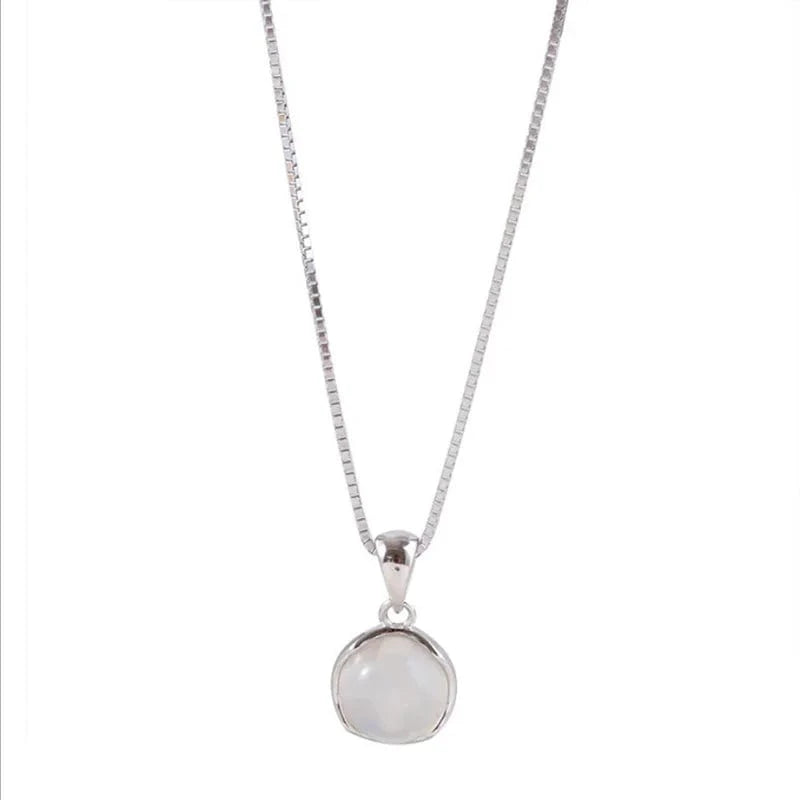 Collier Pierre de Lune Blanche