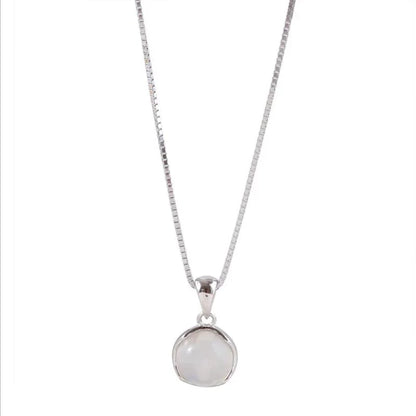 Collier Pierre de Lune Blanche
