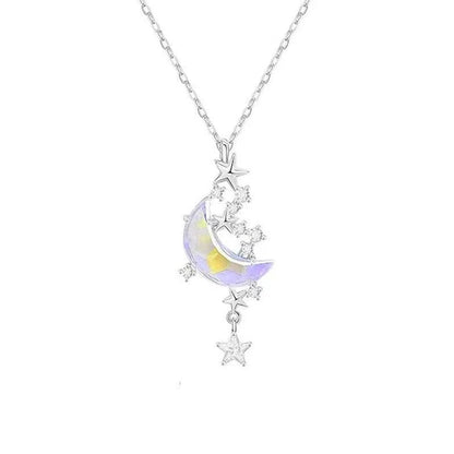 Pendentif Pierre De Lune Arc En Ciel